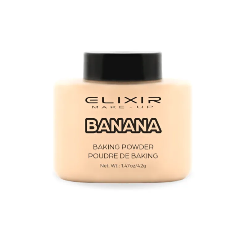 Elixir Banana Baking Powder - Πούδρα Σταθεροποίησης Make up 25g