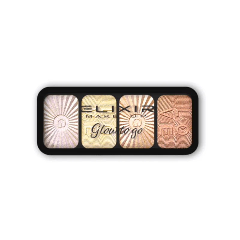 Elixir Pro Highlight Palette Glow To Go 4 x 3.6gr