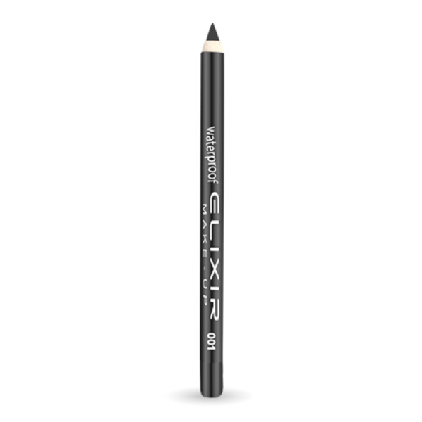 Elixir Waterproof Eye Pencil Μολύβι Ματιών Αδιάβροχο 1,4gr 001 Black Diamond Μαύρο