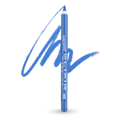 Elixir Waterproof Eye Pencil Μολύβι Ματιών Αδιάβροχο 1,4gr 009 Royal Blue Γαλάζιο Μωβ
