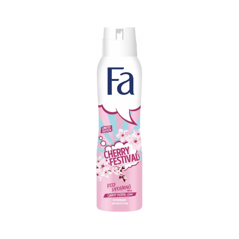 Fa Cherry Festival Deodorant for Women Αποσμητικό Σπρέι 150ml Fa Cherry Festival Deodorant for Women Αποσμητικό Σπρέι 150ml
