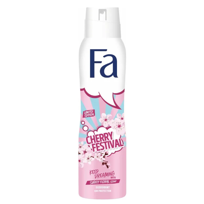 Fa Cherry Festival Deodorant for Women Αποσμητικό Σπρέι 150ml
