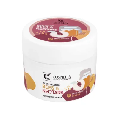 Cosmelia Body Mousse Ενεργού Οξυγόνου Bees & Nectars με Νεκταρίνι & Μέλι 200ml