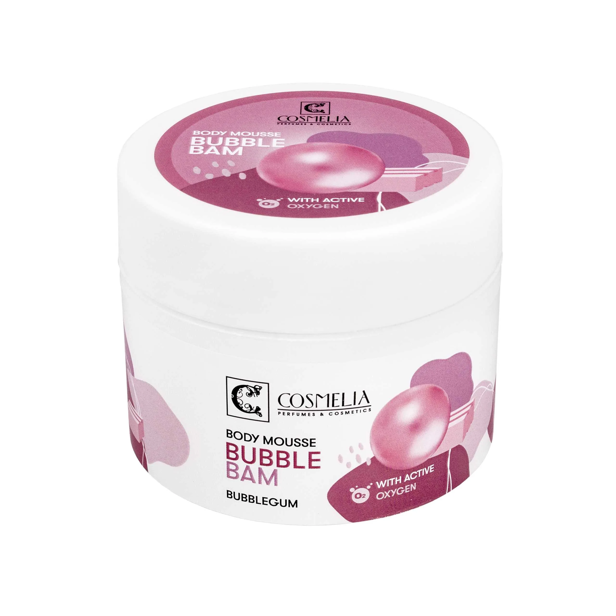 Cosmelia Body Mousse Ενεργού Οξυγόνου Bubble Bam με Τσιχλόφουσκα 200ml