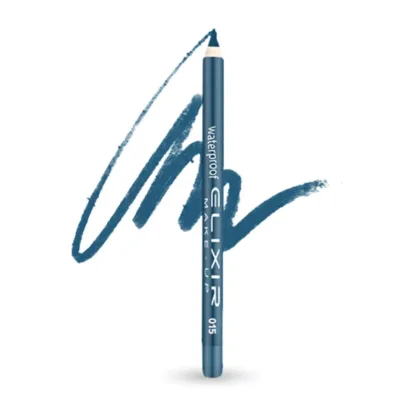 Elixir Waterproof Eye Pencil Μολύβι Ματιών Αδιάβροχο 1,4gr 015 Navy Blue Πετρόλ