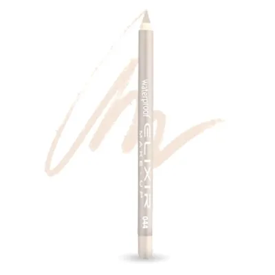 Elixir Waterproof Eye Pencil Μολύβι Ματιών Αδιάβροχο 1,4gr 044 Ivory White Μπεζ Λευκό