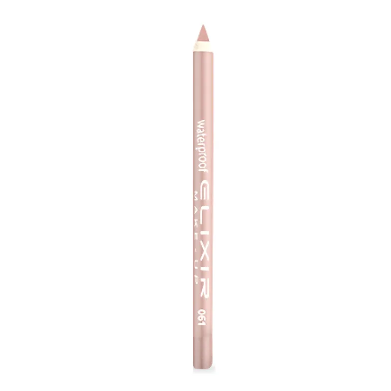 Elixir-Waterproof-Lip-Pencil-55489 Elixir Waterproof Lip Pencil Μολύβι Χειλιών Αδιάβροχο 1,4gr 061 Shiny Flamingo Ροζ Πολύ Ανοιχτό Μεταλλικό
