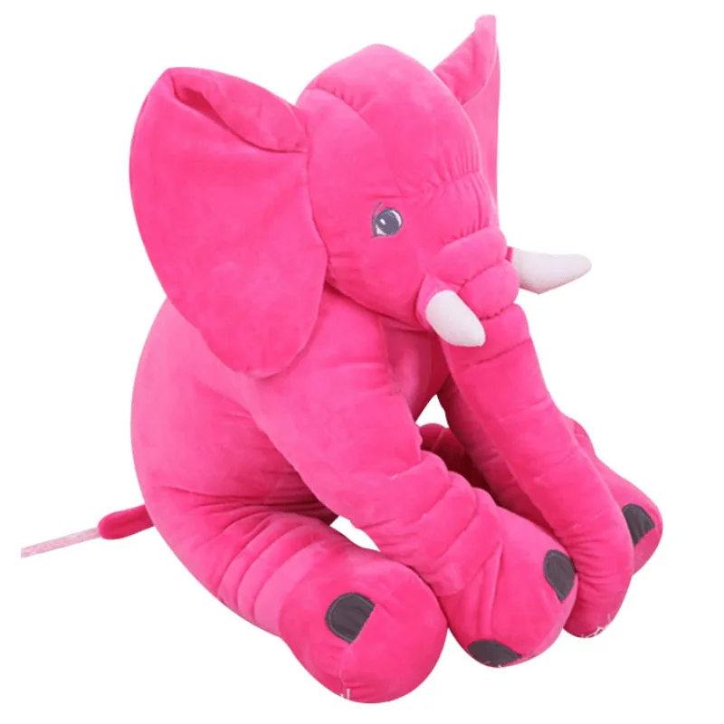 VIP Baby Dolls Stuffed Intense Pink Elephant Λούτρινος Ελέφαντας Μαξιλάρι Ροζ Φούξια 50cm