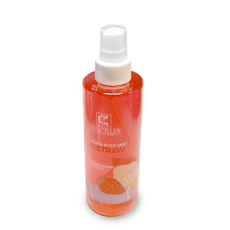 Cosmelia Hair & Body Mist Bistraw Αρωματικό Σπρέι Σώματος & Μαλλιών με Φράουλα & Μπισκότο 200ml Cosmelia Hair & Body Mist Bistraw Αρωματικό Σπρέι Σώματος & Μαλλιών με Φράουλα & Μπισκότο 200ml