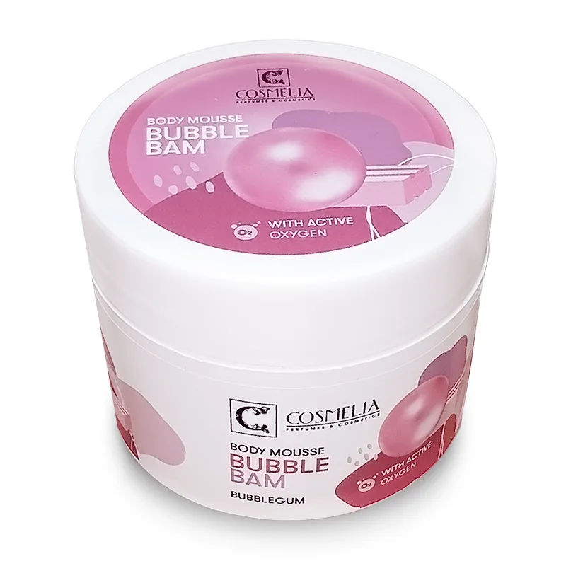 Cosmelia Body Mousse Ενεργού Οξυγόνου Bubble Bam με Τσιχλόφουσκα 200ml Cosmelia Body Mousse Ενεργού Οξυγόνου Bubble Bam με Τσιχλόφουσκα 200ml