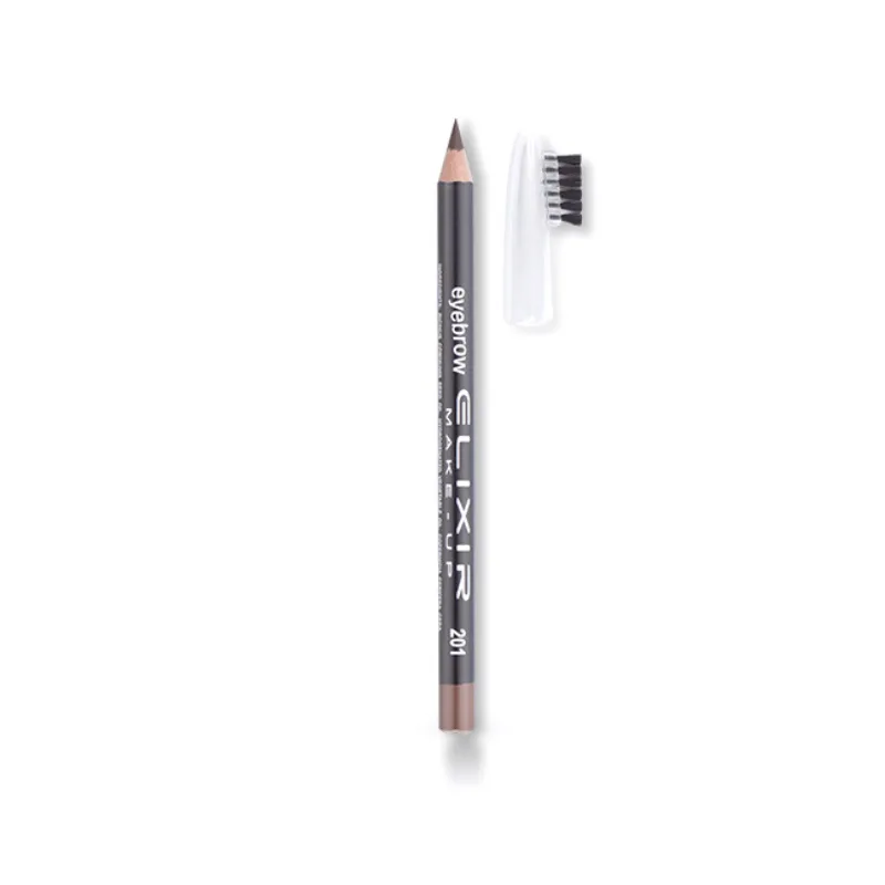 Elixir Eyebrow Pencil Μολύβι Φρυδιών με βουρτσάκι 1.2gr Νο 201 Sepia Μαονί