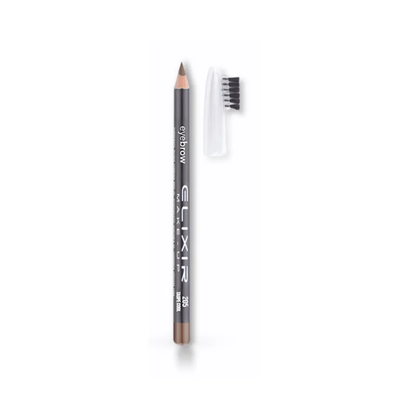 Elixir Eyebrow Pencil Μολύβι Φρυδιών με βουρτσάκι 1.2gr Νο 205 Taupe Cool Σκούρο Σοκολά