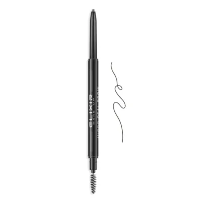 Elixir Micro Real Brow Waterproof Pencil Αδιάβροχο Μηχανικό Μολύβι Φρυδιών για Λεπτές Γραμμές με Βουρτσάκι Νο 1 Σκούρο Καφέ Γκρι 0,1gr