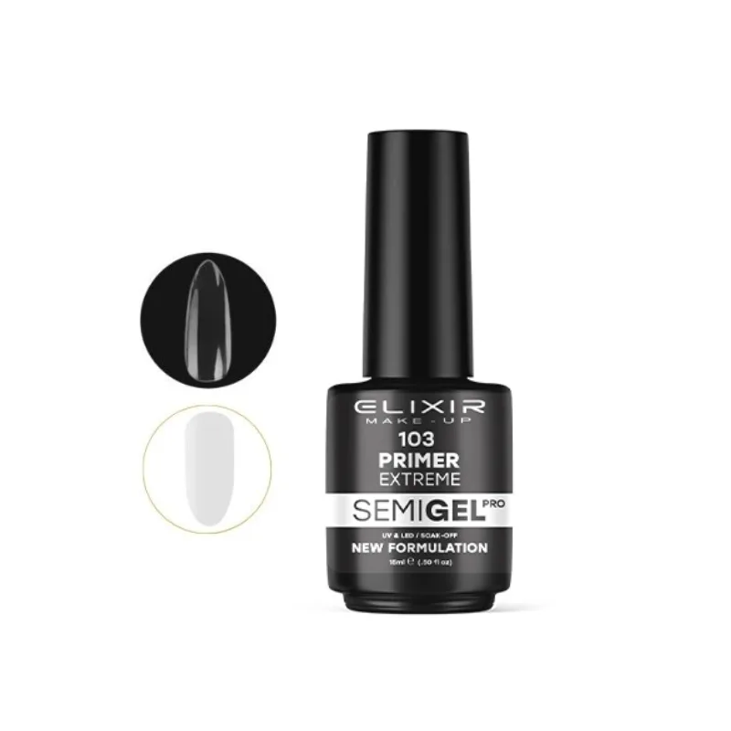 Elixir Professional Semi Gel 103 Primer Extreme για Ημιμόνιμο Βερνίκι Νυχιών 15ml