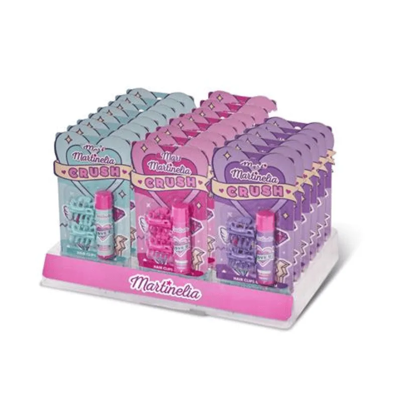 Martinelia Crush Beauty Set - Hair Clips X 2 & Lip Balm 4gr (1) Martinelia Crush Beauty Set - Hair Clips X 2 & Lip Balm 4gr