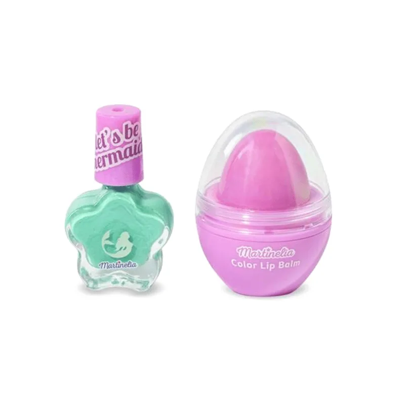 Martinelia Lets Be Mermaids Beauty Kit Βερνίκι Νυχιών Γαλάζιο 4ml & Color Lip Balm 6g (1) Martinelia Lets Be Mermaids Beauty Kit Βερνίκι Νυχιών Γαλάζιο 4ml & Color Lip Balm 6g