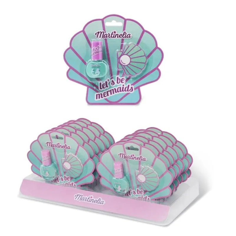 Martinelia Lets Be Mermaids Nail Design Kit Βερνίκι Νυχιών Ροζ 4ml & Λίμα Κοχύλι Martinelia Lets Be Mermaids Nail Design Kit Βερνίκι Νυχιών Ροζ 4ml & Λίμα Κοχύλι
