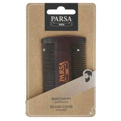 Parsa Men Χτένα για γένια Καφέ διπλής όψης