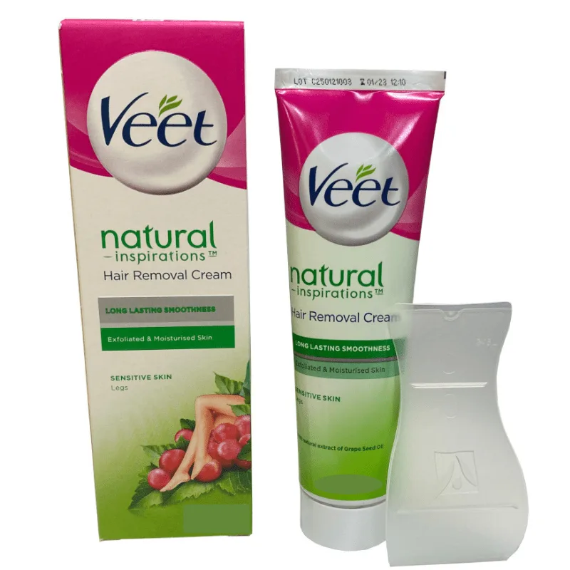 Veet Natural Inspirations Αποτριχωτική Kρέμα Ποδιών για Κανονικό & Ευαίσθητο δέρμα 200ml