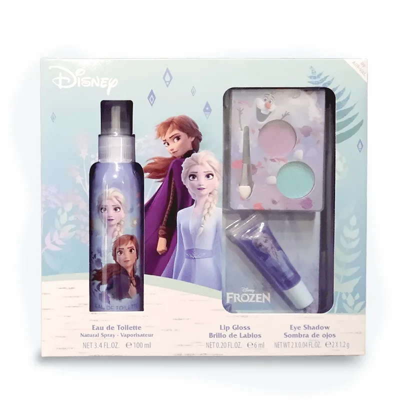 Ένα αγαπημένο σετ ομορφιάς με υπέροχο άρωμα σχεδιασμένο από την Έλσα και την Άννα ! Air Val International Disney Frozen Σετ