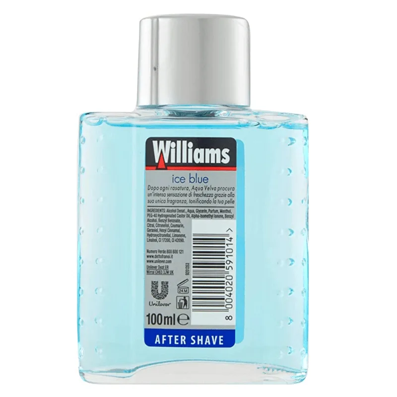 Aqua Velva Williams After Shave Ice Blue Control 100ml (1) Aqua Velva Williams After Shave Ice Blue Control 100ml