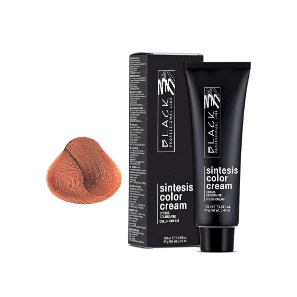 Black Glam Proffessional Sintesis Color Cream Νο 8.4 Copper Light Blond Βαφή Μαλλιών Ξανθό Ανοιχτό Χάλκινο 100ml