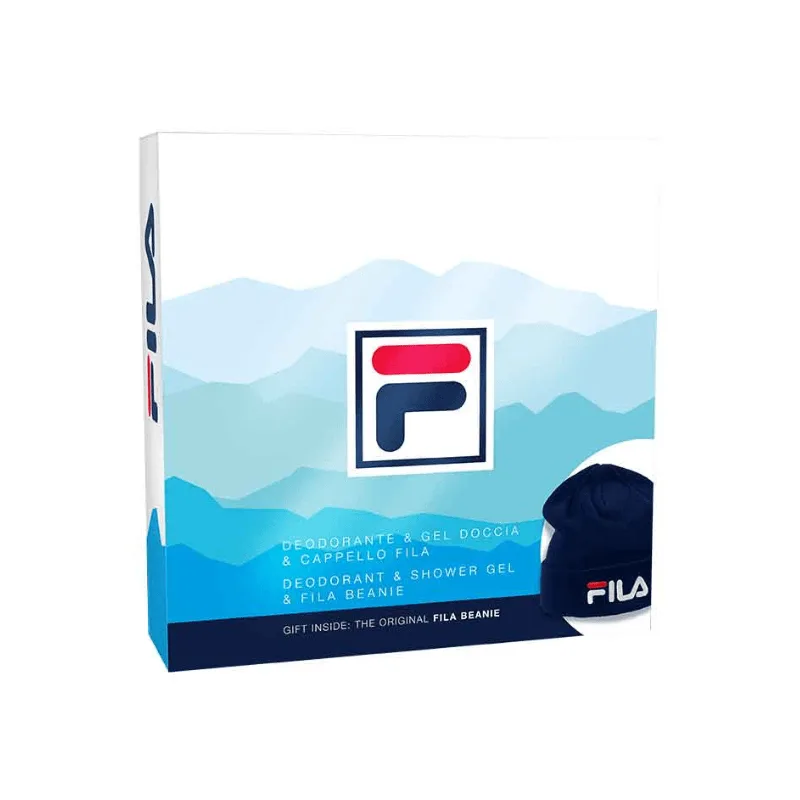 FILA Eau Σετ Δώρου Για Άντρες - Deodorant 150ml, Shower Gel 200ml & Σκουφάκι