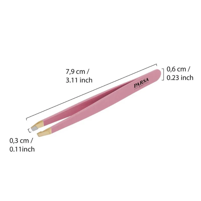 PARSA Beauty Πλάγιο Τσιμπιδάκι Φρυδιών Ροζ (4) PARSA Beauty Πλάγιο Τσιμπιδάκι Φρυδιών Ροζ