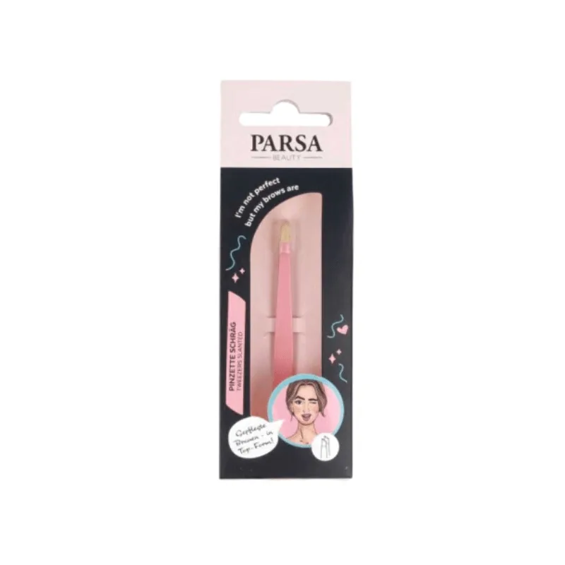 PARSA Beauty Πλάγιο Τσιμπιδάκι Φρυδιών Ροζ (5) ω