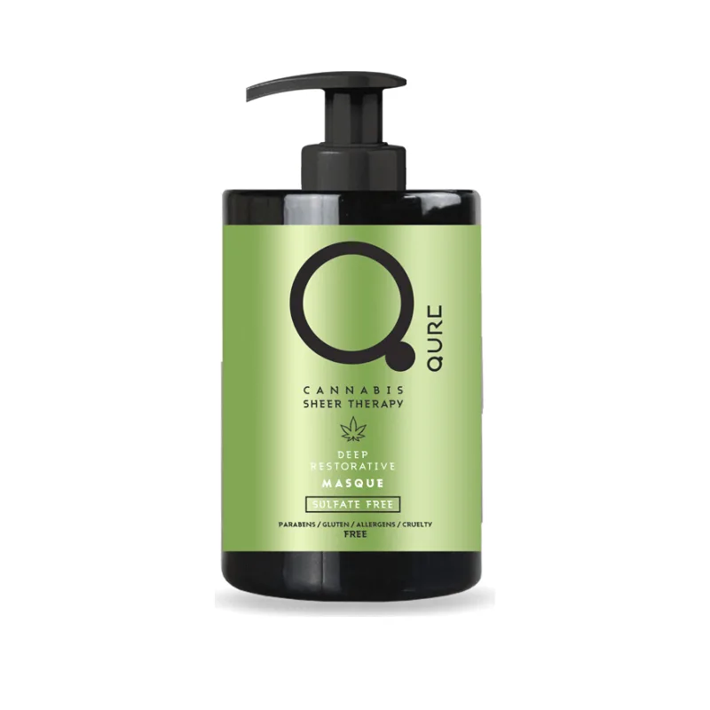 Qure Cannabis Sheer Therapy Deep Restorative Masque Μάσκα Βαθιάς Αναδόμησης Χωρίς Θειικά Άλατα και Sulfate 300ml Qure Cannabis Sheer Therapy Deep Restorative Masque Μάσκα Βαθιάς Αναδόμησης Χωρίς Θειικά Άλατα και Sulfate 300ml