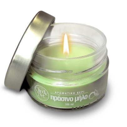 Candle N' Art Φυτικό Αρωματικό Κερί Φοίνικα Green Apple Πράσινο Μήλο 106ml
