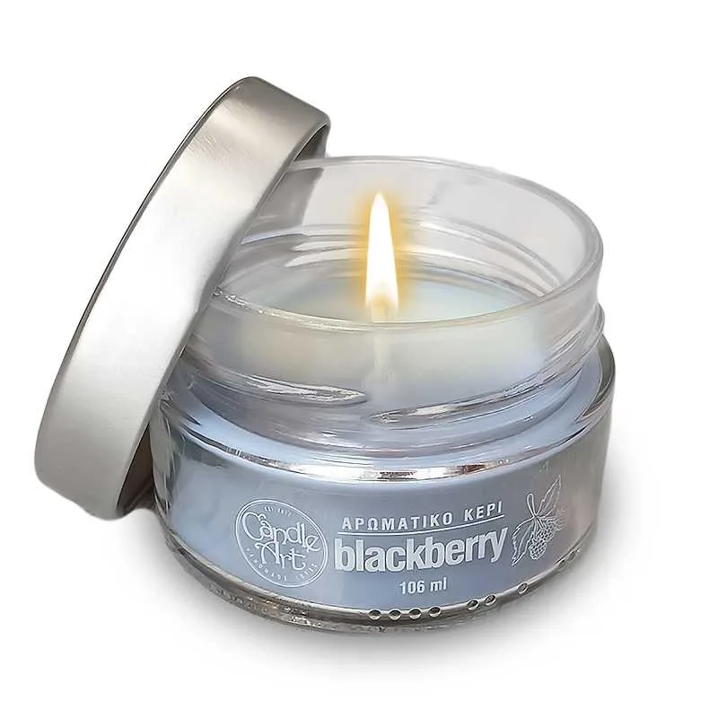 Candle N' Art Φυτικό Αρωματικό Κερί Φοίνικα Blackberry Βατόμουρο 106ml