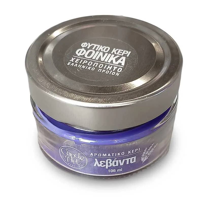 Candle N' Art Φυτικό Αρωματικό Κερί Φοίνικα Lavender Λεβάντα 106ml Candle N' Art Φυτικό Αρωματικό Κερί Φοίνικα Lavender Λεβάντα 106ml