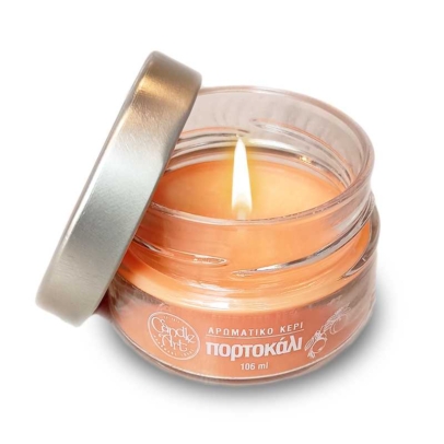 Candle N' Art Φυτικό Αρωματικό Κερί Φοίνικα Orange Πορτοκάλι 106ml
