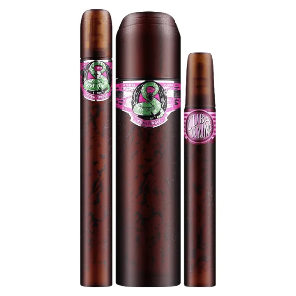 Cuba Jungle Snake Women Basket Gift Set EDT Spray 100ml & EDT Spray 35ml & EDT Spray 15ml Cuba Jungle Snake Women Basket Gift Set EDT Spray 100ml & EDT Spray 35ml & EDT Spray 15ml