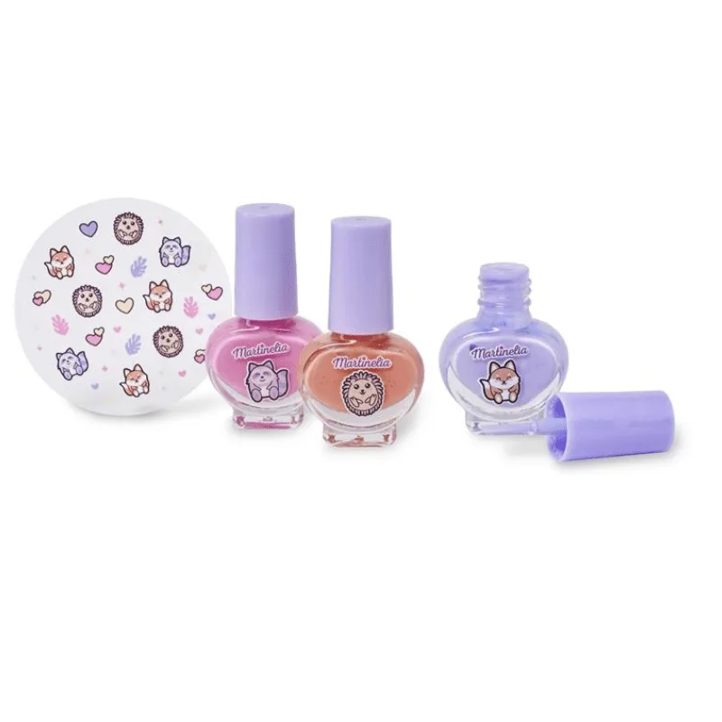 Martinelia My Best Friends Manicure Set 3 x Nail Polish 3ml & Sparkling Nail Stickers Martinelia My Best Friends Manicure Set 3 x Nail Polish 3ml & Sparkling Nail Stickers