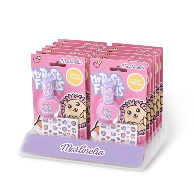Martinelia My Best Friends Nail Polish & Stickers - Σετ Βερνίκι Νυχιών Ροζ 4ml & Αυτοκόλλητα (2) Martinelia My Best Friends Nail Polish & Stickers - Σετ Βερνίκι Νυχιών Ροζ 4ml & Αυτοκόλλητα