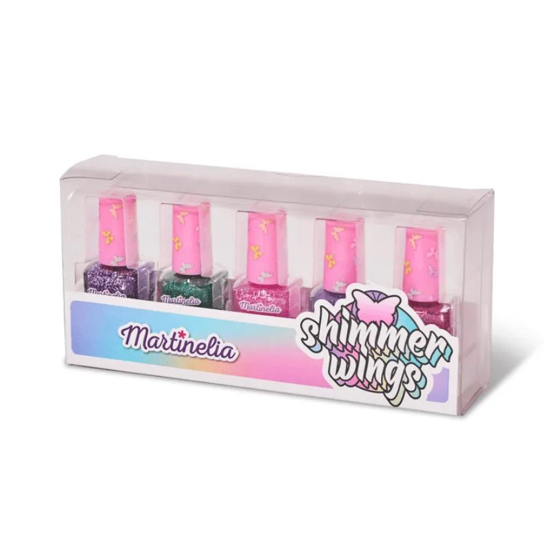 Martinelia Shimmer Wings Nail Set με 5 Βερνύκια Νινιών 4ml (1) Martinelia Shimmer Wings Nail Set με 5 Βερνύκια Νινιών 4ml