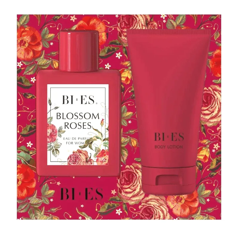 Bi-Es Blossom Roses Gift Set for Women - Άρωμα EDP 100ml & Body Lotion 150ml