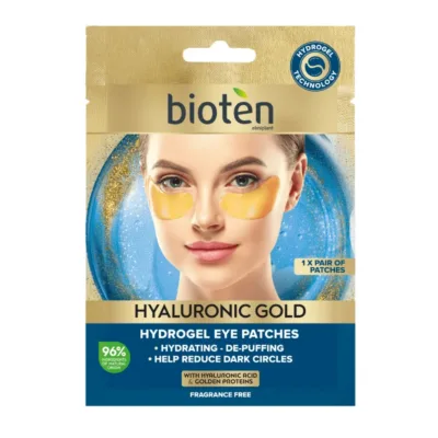 Bioten Hyaluronic Gold Eye Patches 5.5g με Υαλουρονικό οξύ και Χρυσές Πρωτεΐνες