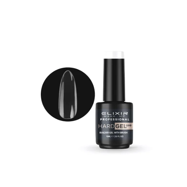 Elixir Hard Gel με Πινέλο 099 Clear Διαφανές 15ml