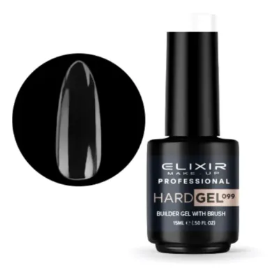 Elixir Hard Gel με Πινέλο 099 Clear Διαφανές 15ml
