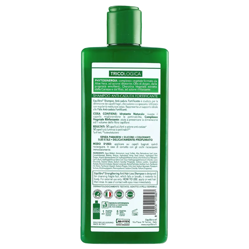 Equilibra Tricologica Strengthening Anti Hair Loss Shampoo (1) Equilibra Tricologica Strengthening Anti Hair Loss Shampoo