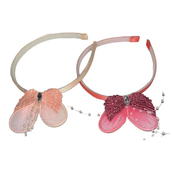 Hair Utopia Παιδική στέκα μαλλιών με φτερά και γκλίτερ Hair Utopia Παιδική στέκα μαλλιών με φτερά και γκλίτερ