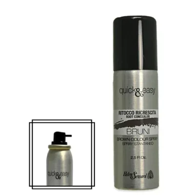 Helen Seward Quick & Easy Root Concealer Spray Κάλυψης Ρίζας και Γκρίζων Τριχών 75ml Καστανό
