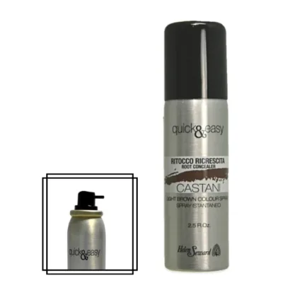 Helen Seward Quick & Easy Root Concealer Spray Κάλυψης Ρίζας και Γκρίζων Τριχών 75ml Καστανό Ανοιχτό