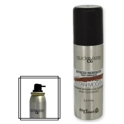 Helen Seward Quick & Easy Root Concealer Spray Κάλυψης Ρίζας και Γκρίζων Τριχών 75ml Καστανό Κόκκινο