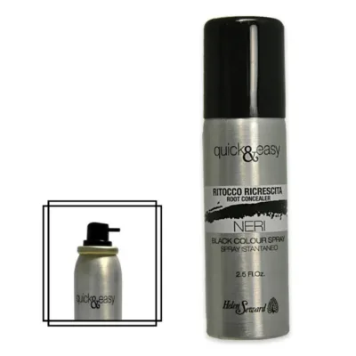 Helen Seward Quick & Easy Root Concealer Spray Κάλυψης Ρίζας και Γκρίζων Τριχών 75ml Μαύρο