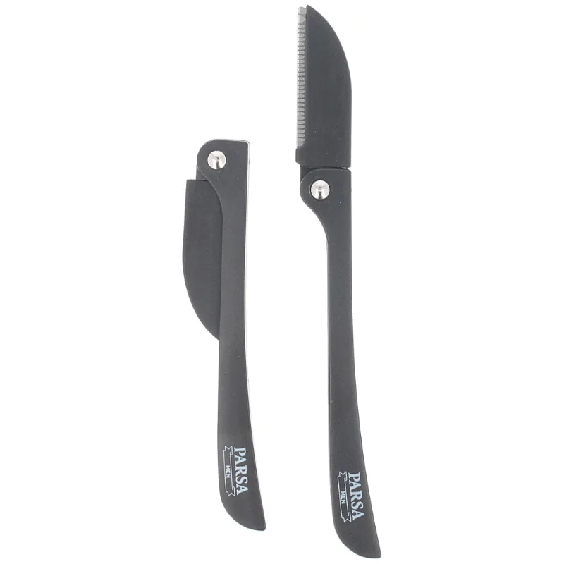 Parsa Men Ηair and Βeard Knife Set - Σετ 2 Ξυραφιών από Ιαπωνικό Ανοξείδωτο Ατσάλι