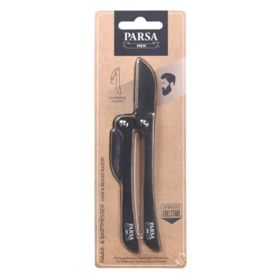 Parsa Men Ηair and Βeard Knife Set - Σετ 2 Ξυραφιών από Ιαπωνικό Ανοξείδωτο Ατσάλι